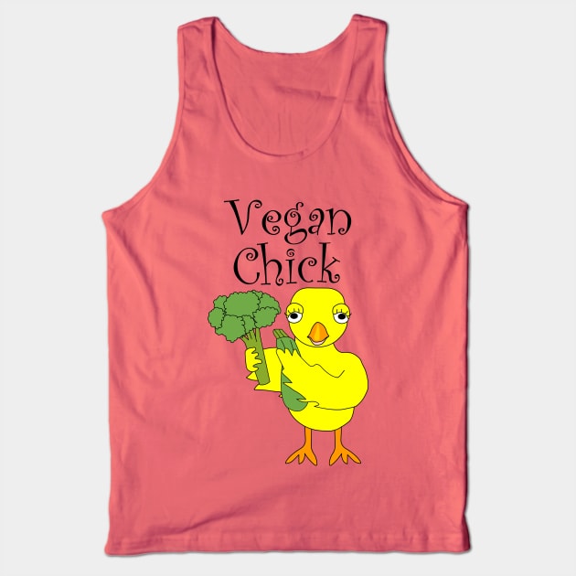 Vegan Chick Tank Top by Barthol Graphics